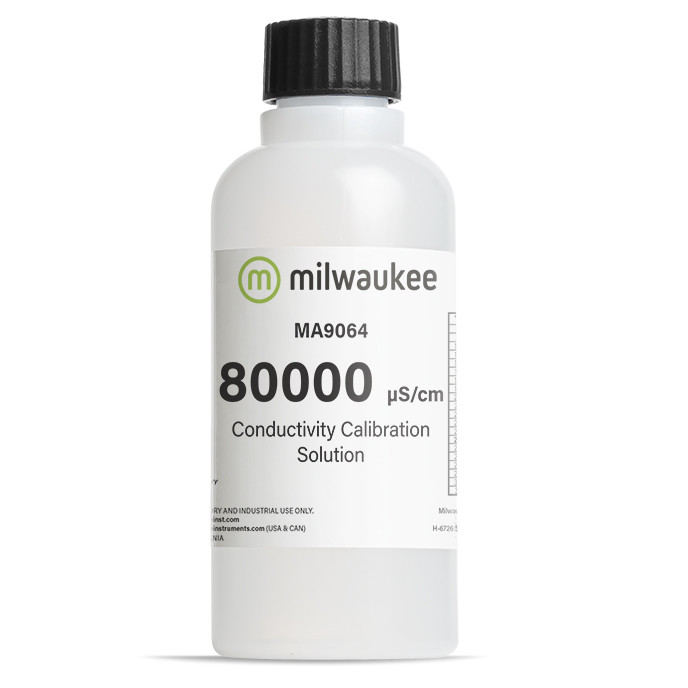 Калибровочный раствор 80,000 µS/cm (мкСм) для кондуктометров (EC метр) MILWAUKEE 230мл